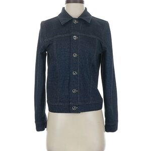 Jude Connally Women's Dark Blue Denim Jacket Hudson Made In USA Size XL
